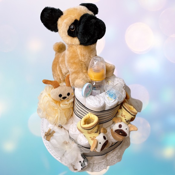 Pampers Accessories Puppy Diaper Cake Dog Diaper Cake Poshmark